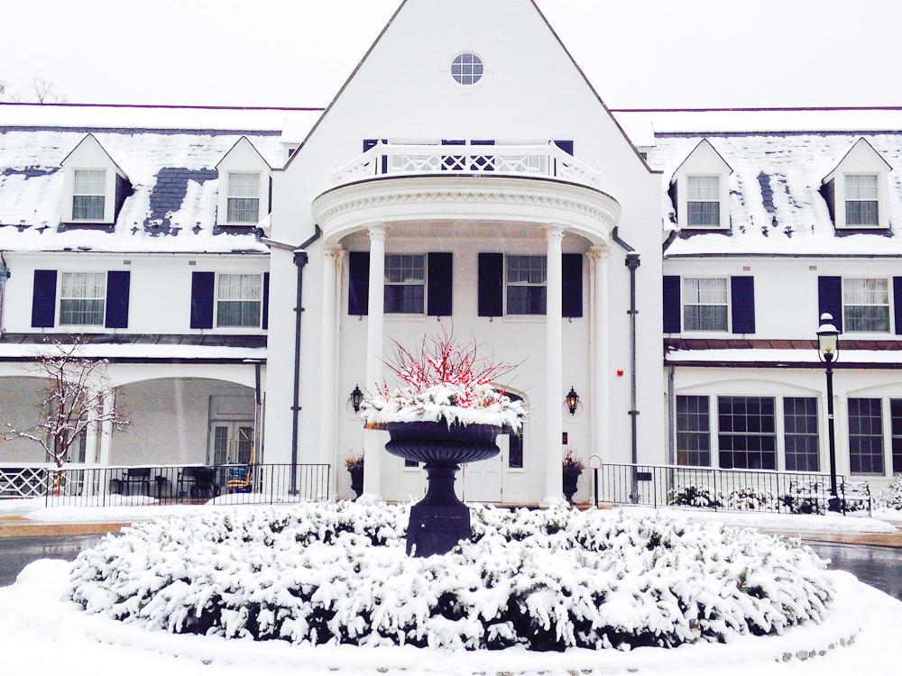Nittany Lion Inn in the snow