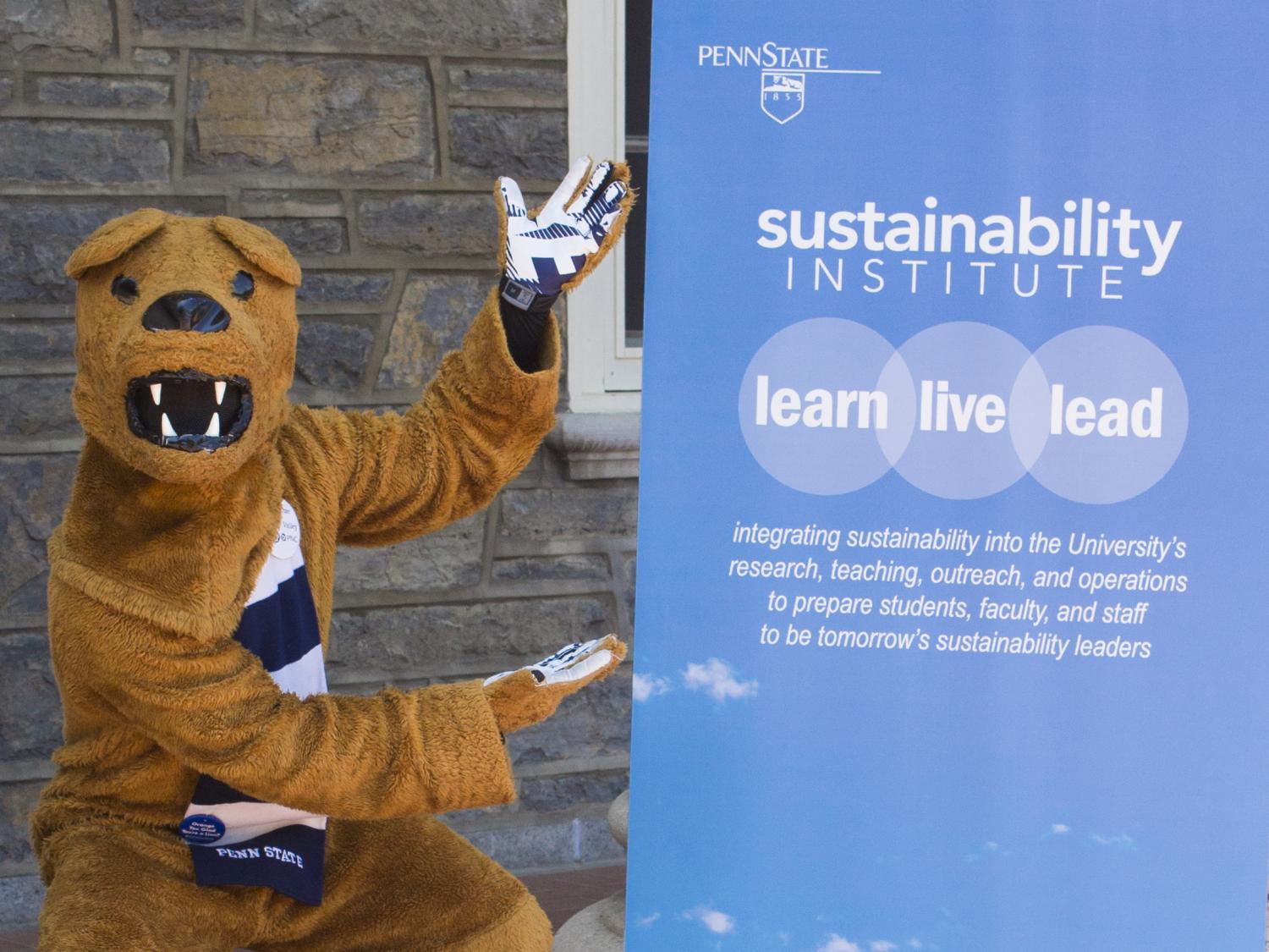 Nittany Lion promotes sustainability