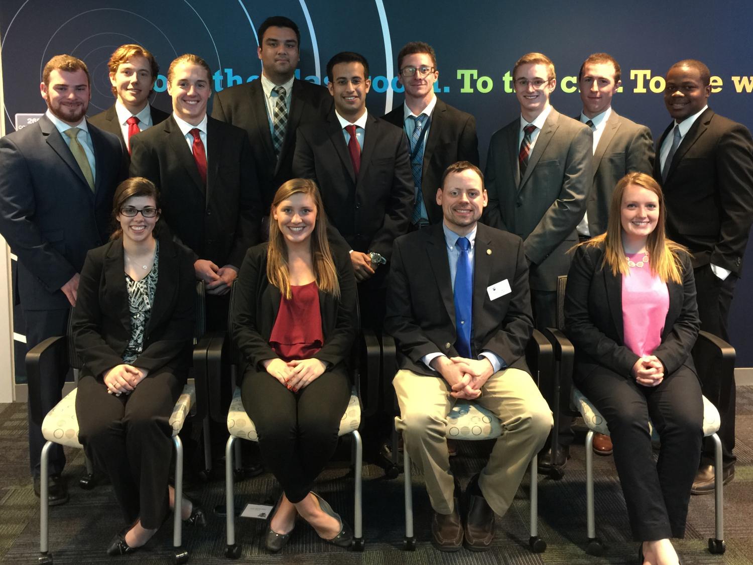 Penn State NOBE members who participated in the Undergraduate Supply Chain Management Case Competition at the University of Pittsburgh in October.
