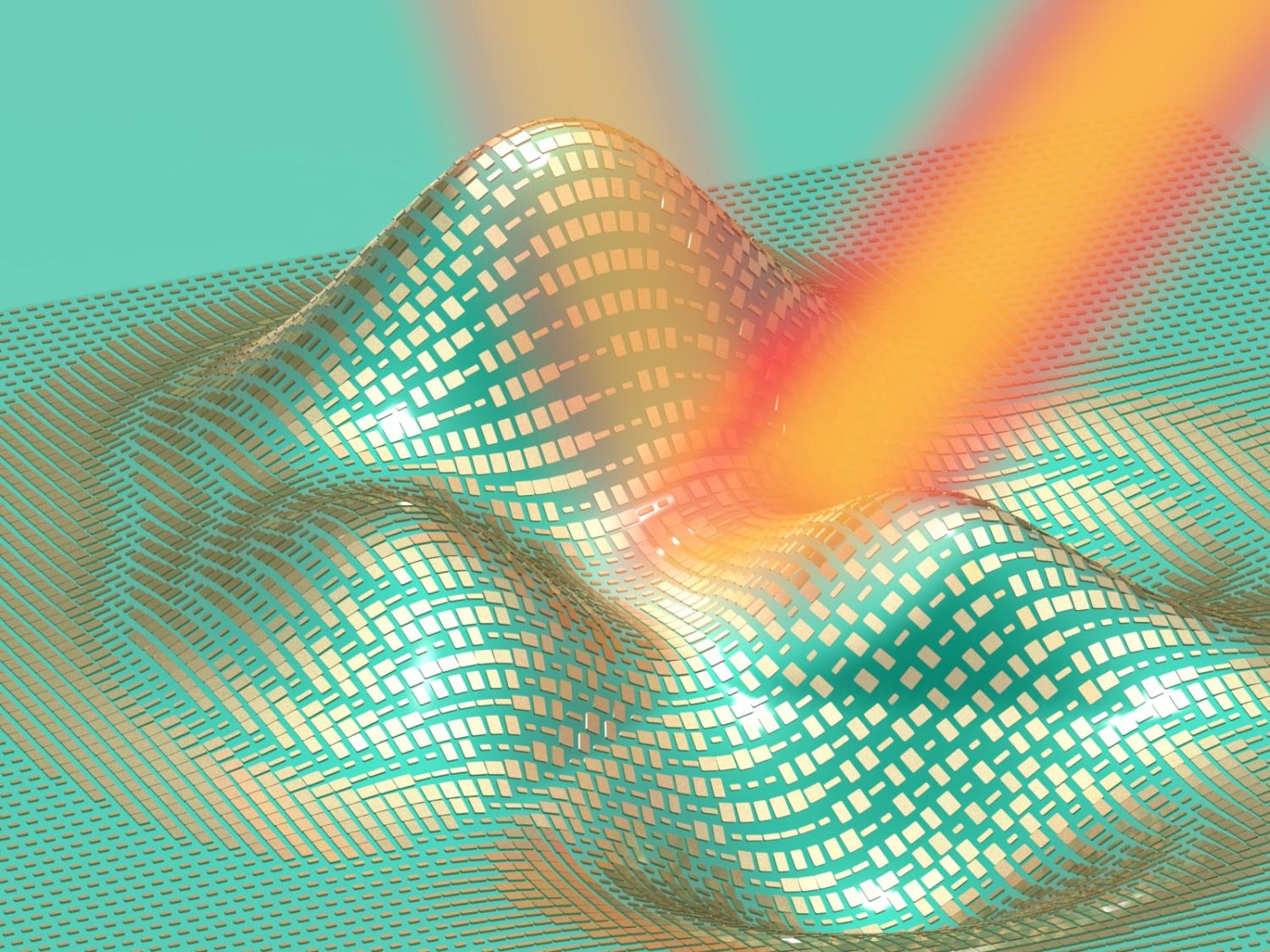 An illustration of the invisibility cloak