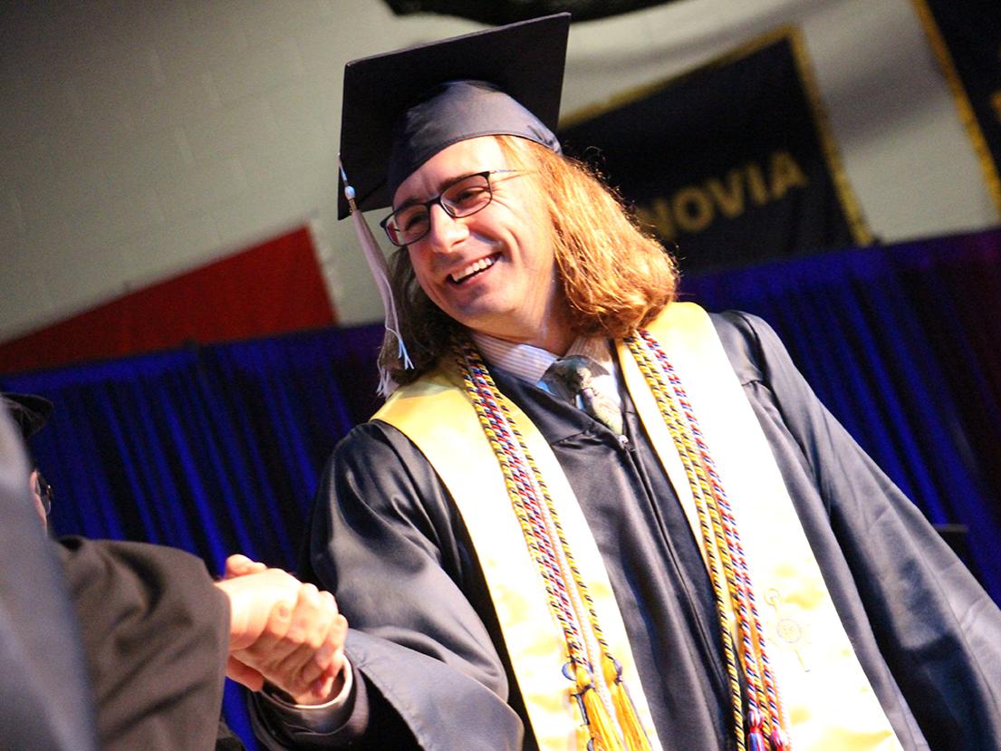 Nate's graduation photo