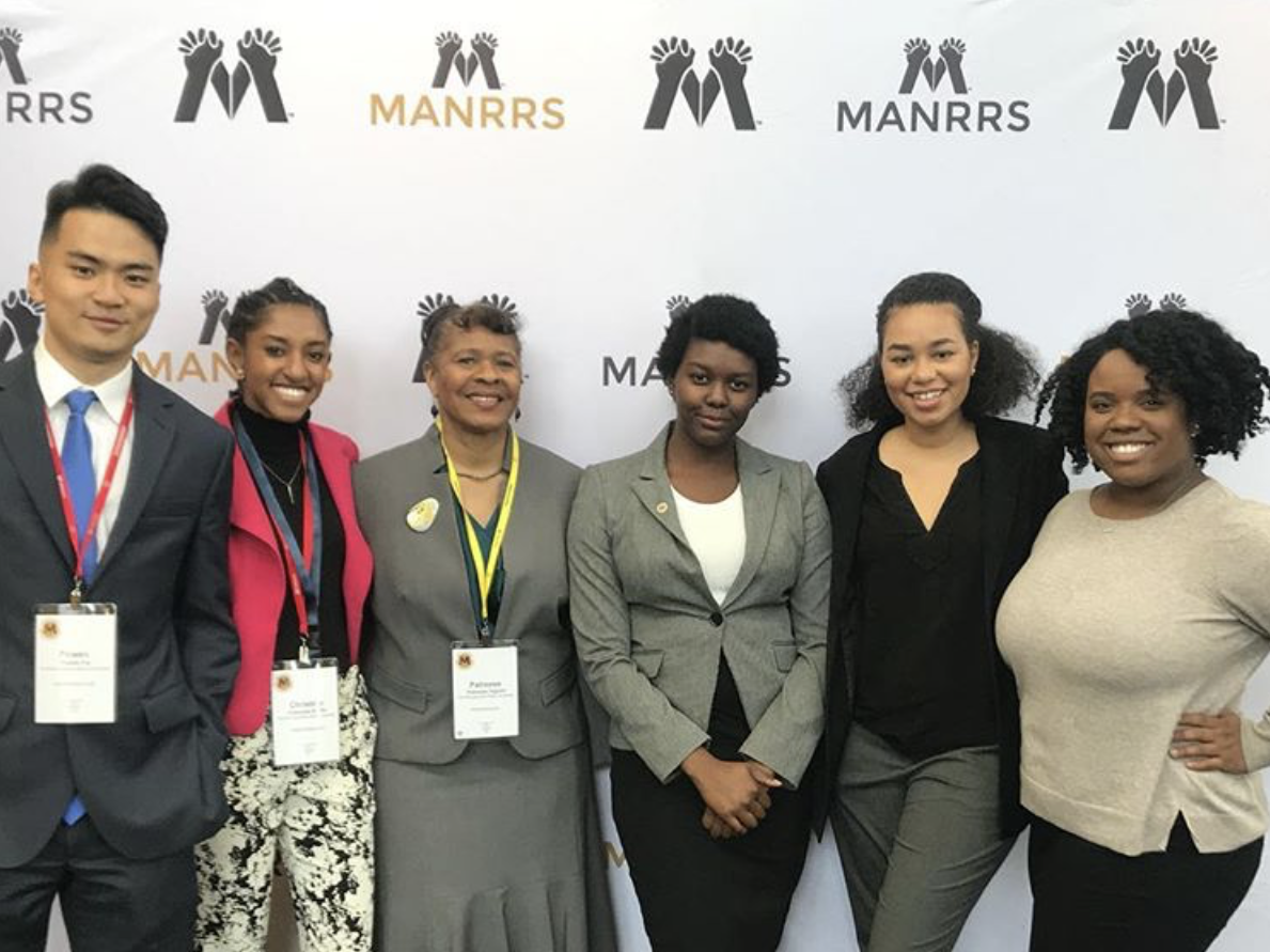 MANRRS students at conference