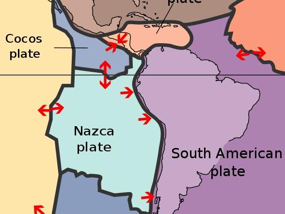 map of tectonic plates