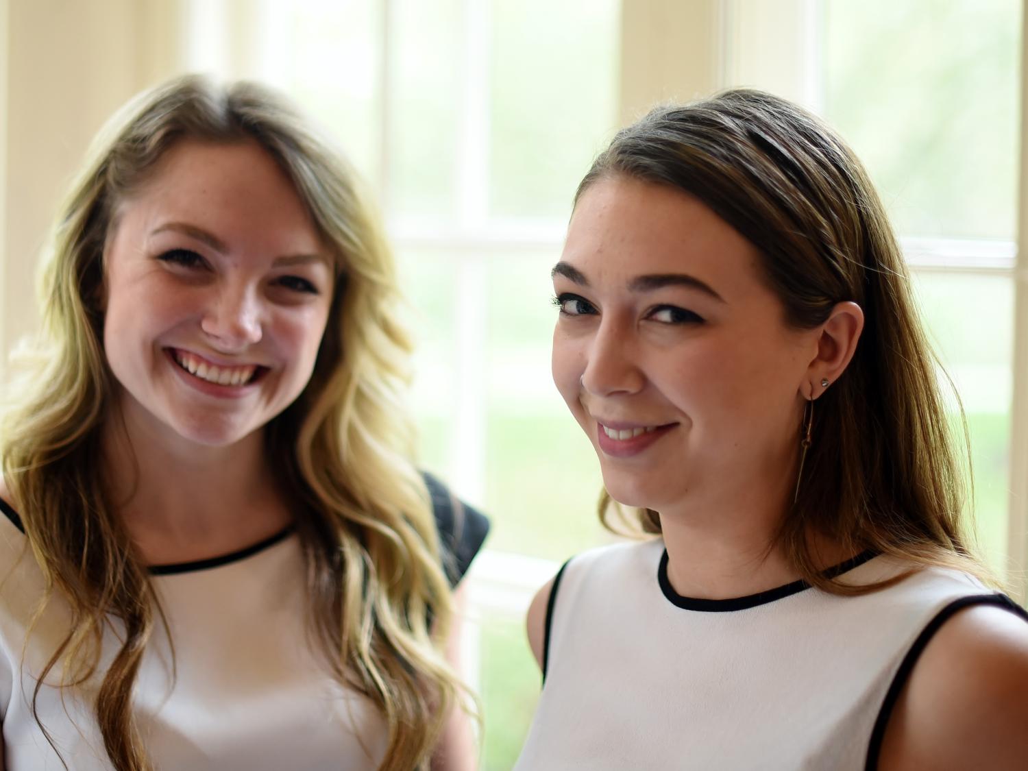 Penn State Behrend students Nicole Krahe and OIivia Narciso