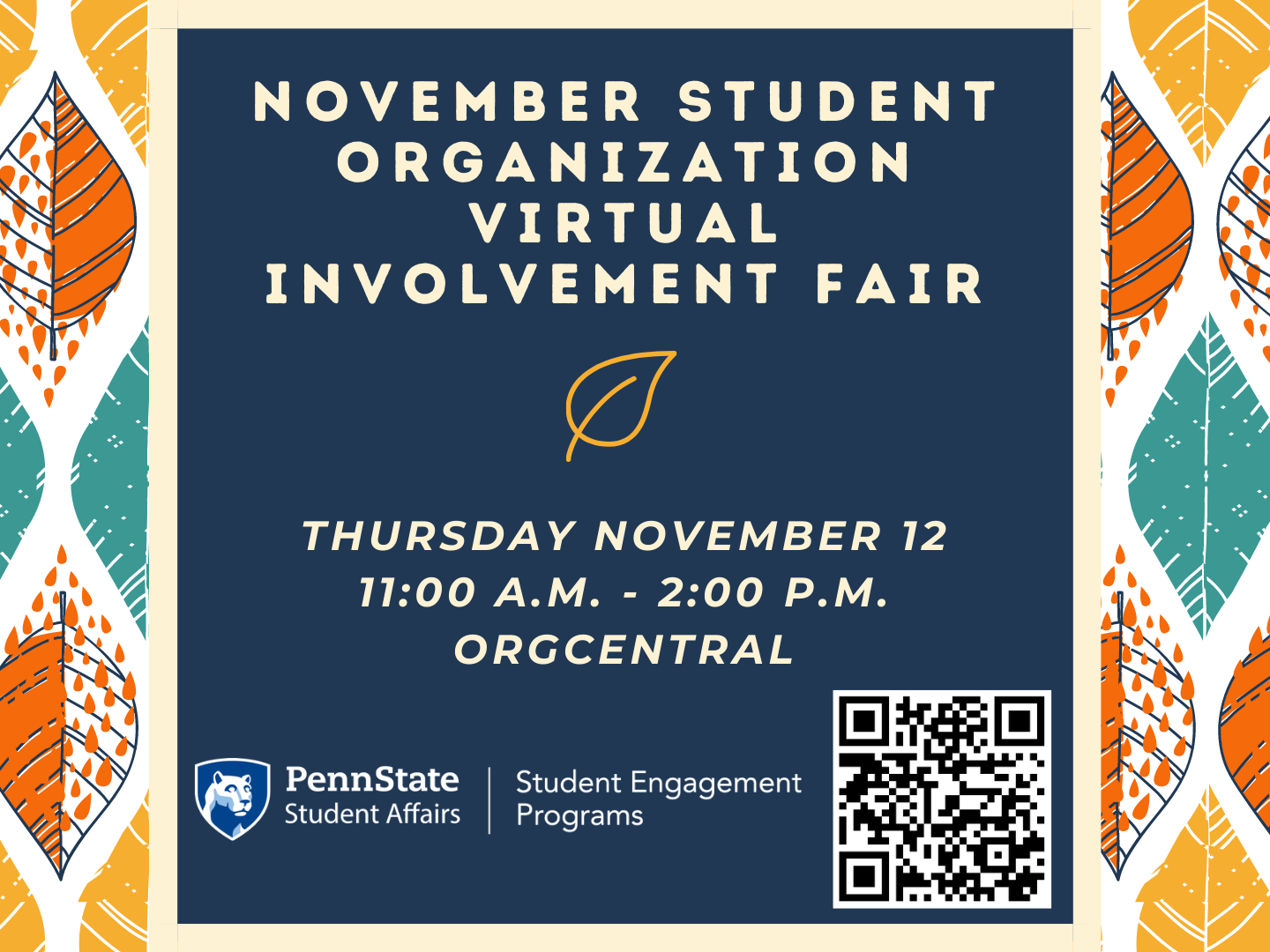 November Student Involvement Fair