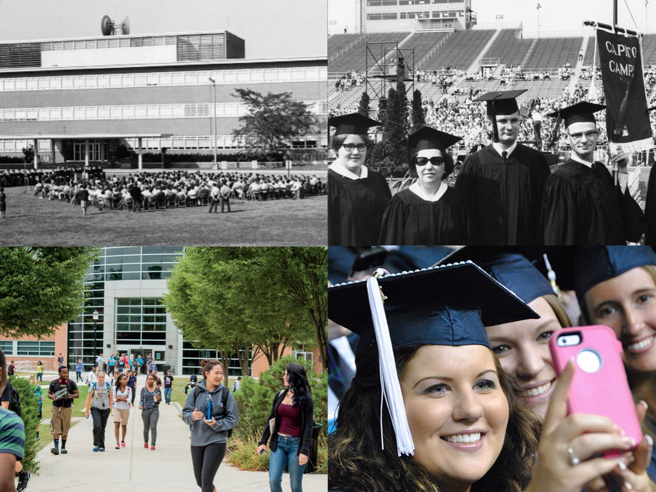 Penn State Harrisburg Then and NOw