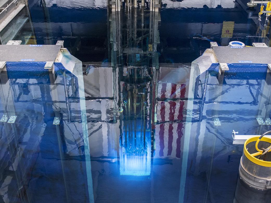 main reactor pool at Breazeale Nuclear Reactor