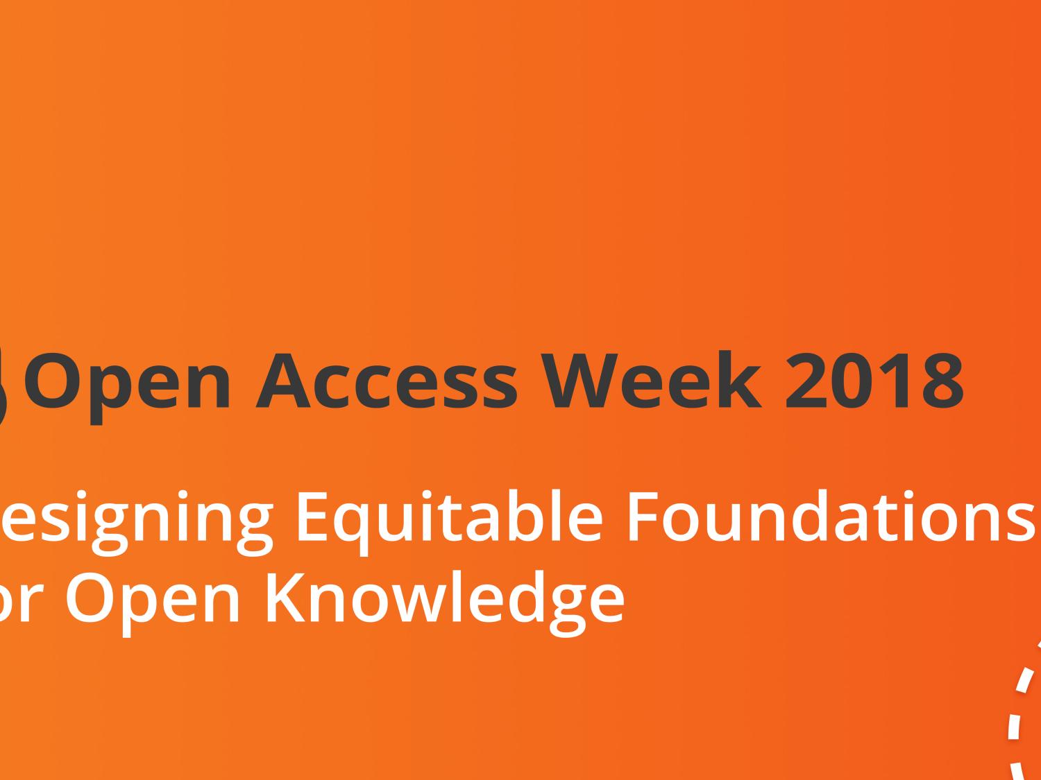 Open Access 2018 logo graphic