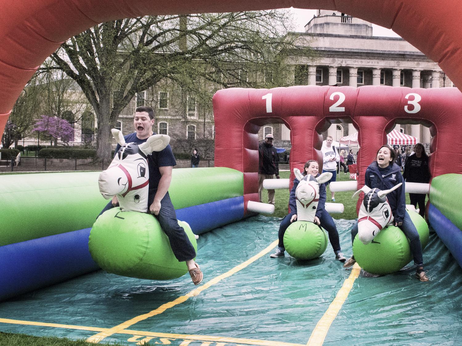 Old Main open house games