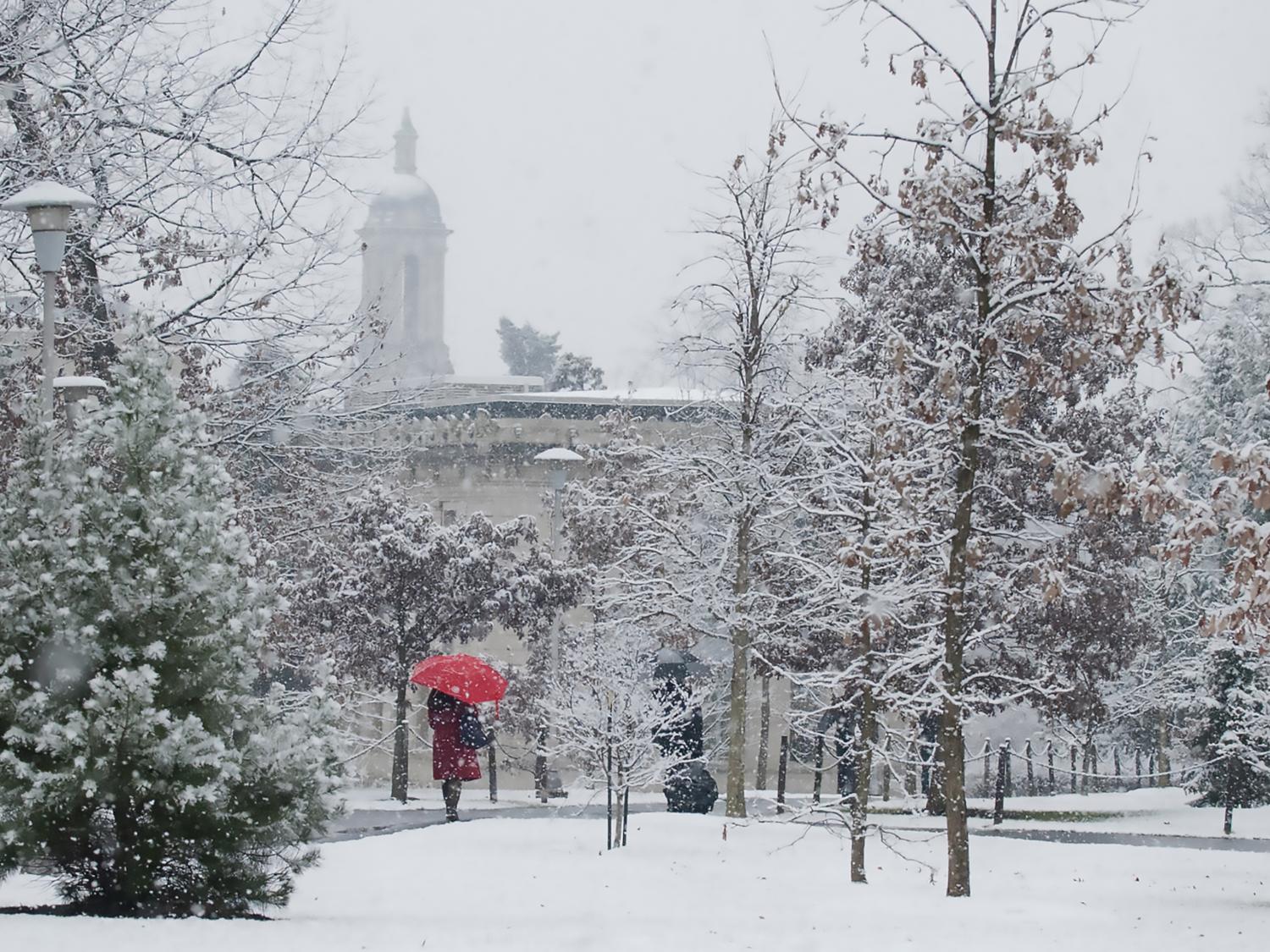 Old Main-Snow