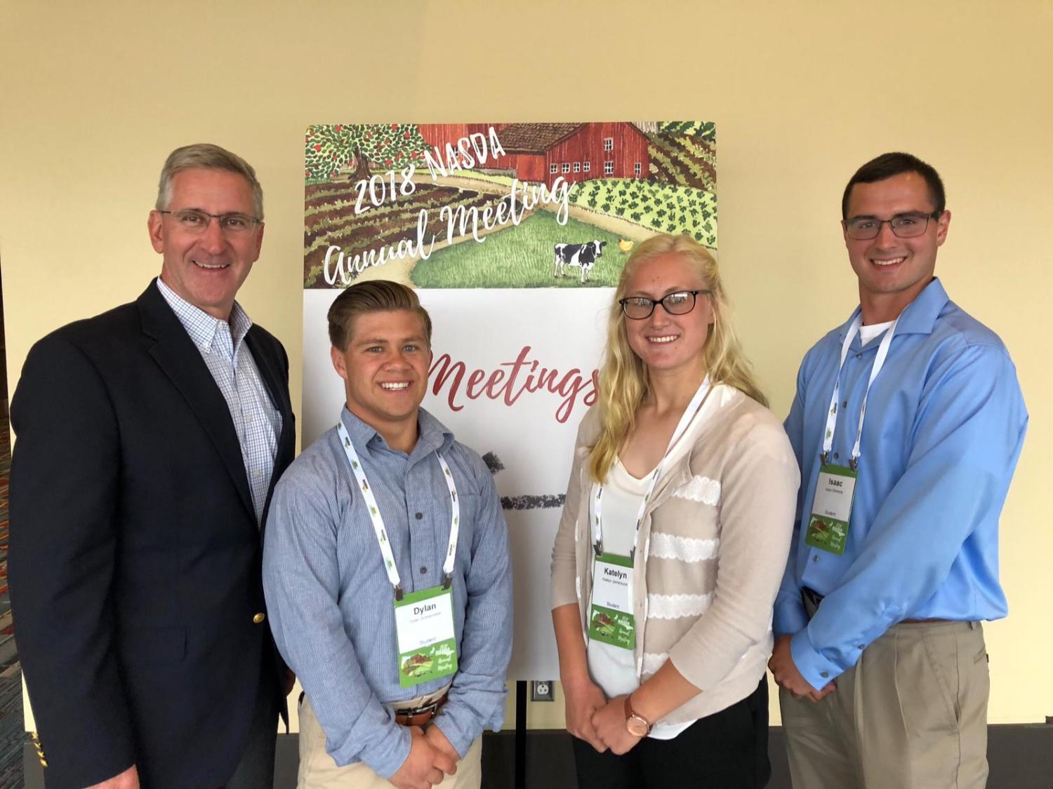 Ag students attend NASDA conference