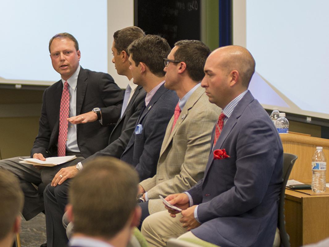 PGM alums speak to students