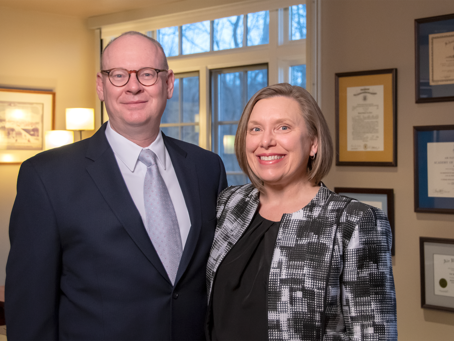 Chancellor Patrick M. Jones and Karen Weiss Jones