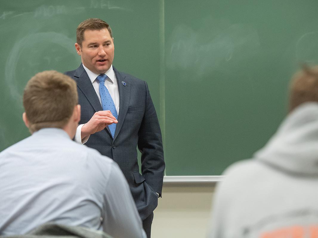 Guy Reschenthaler in Rob Speel's Congress and the Presidency class 