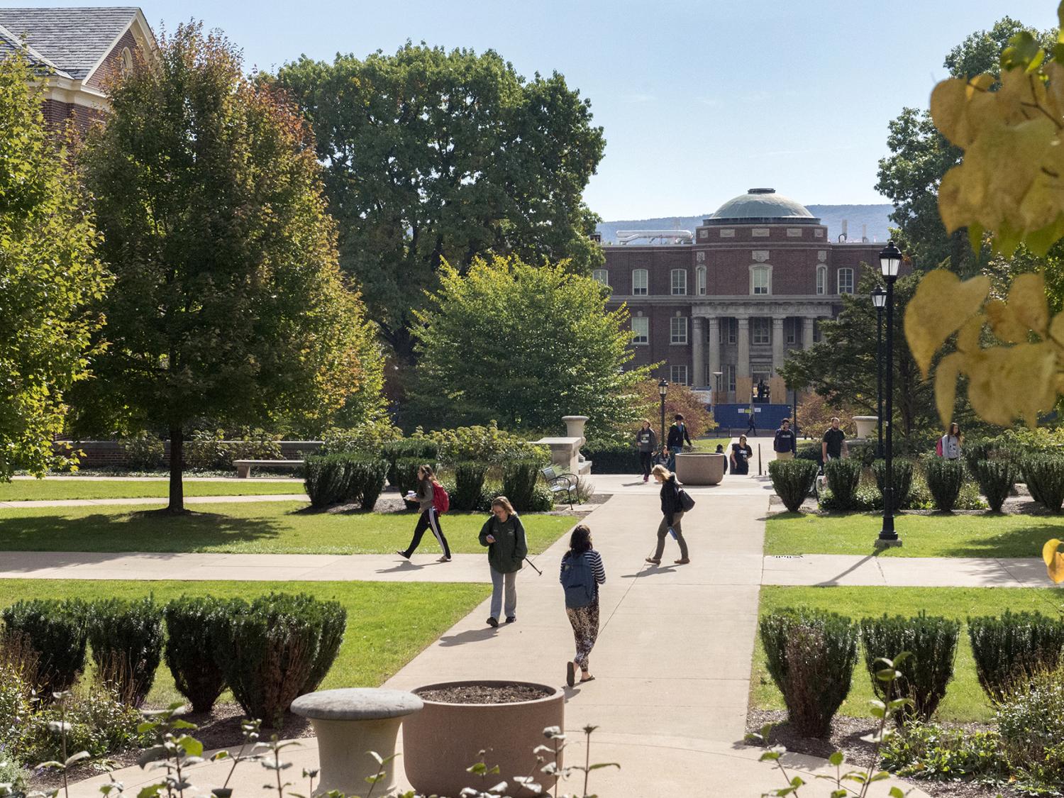 View from West Halls, Penn State University Park campus