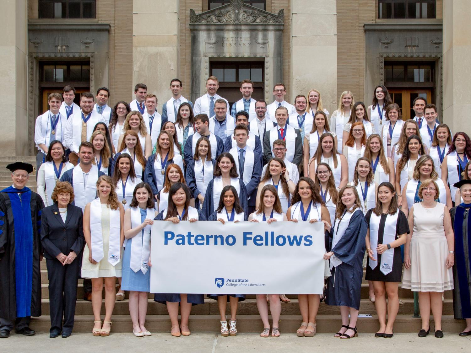 Paterno Fellows with Sue 2019