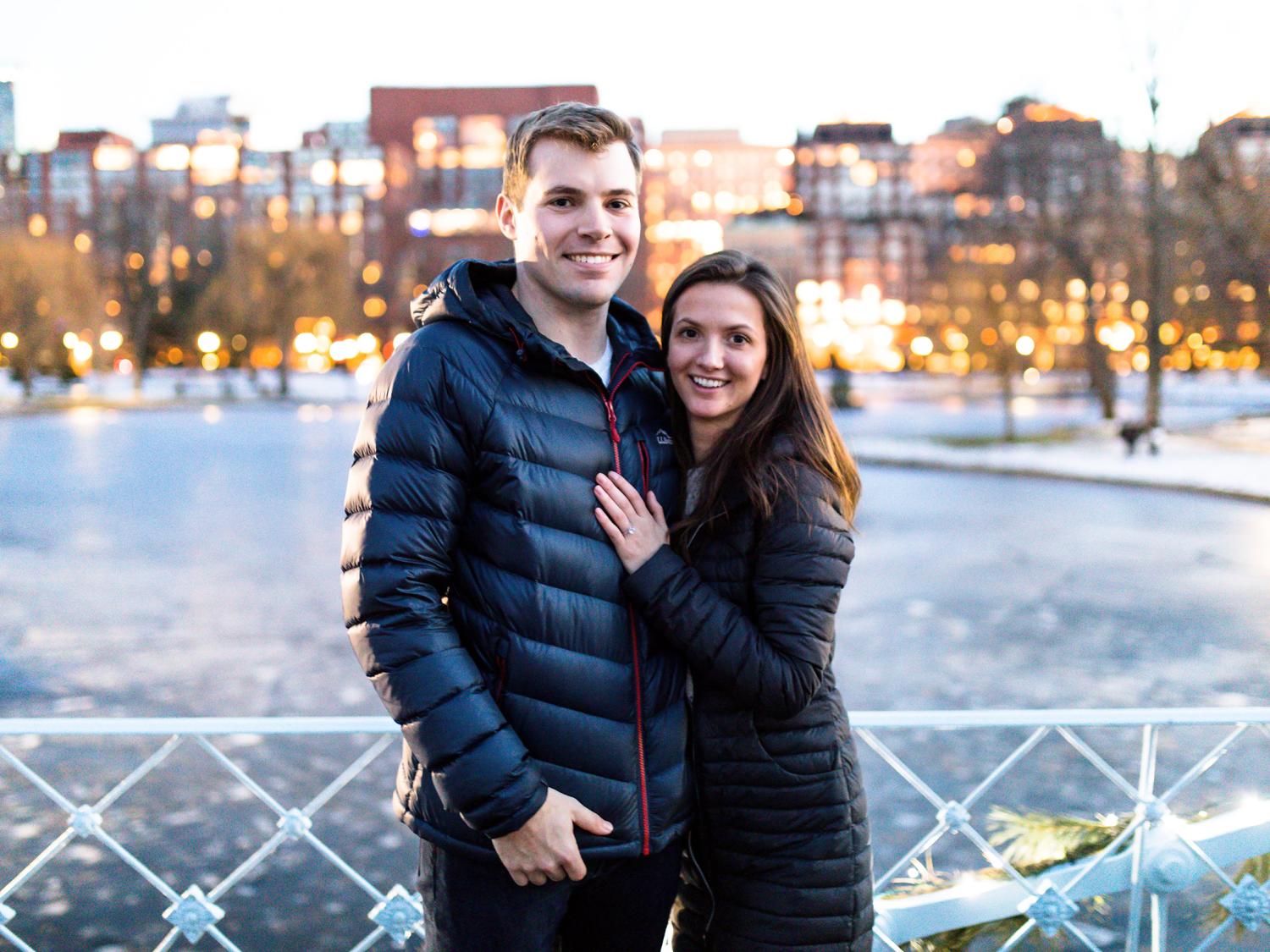 Penn State and Schreyer Scholar alumnus Patrick Lucas and his fiance, Katharine Murphy