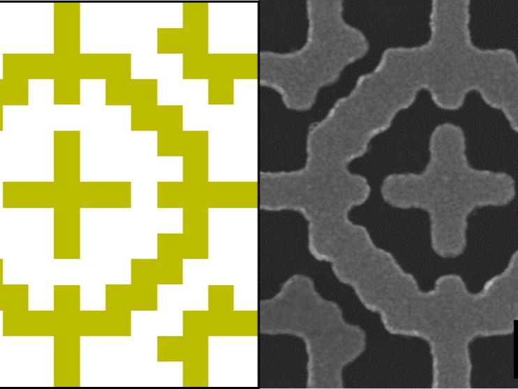 drawing and actual pattern