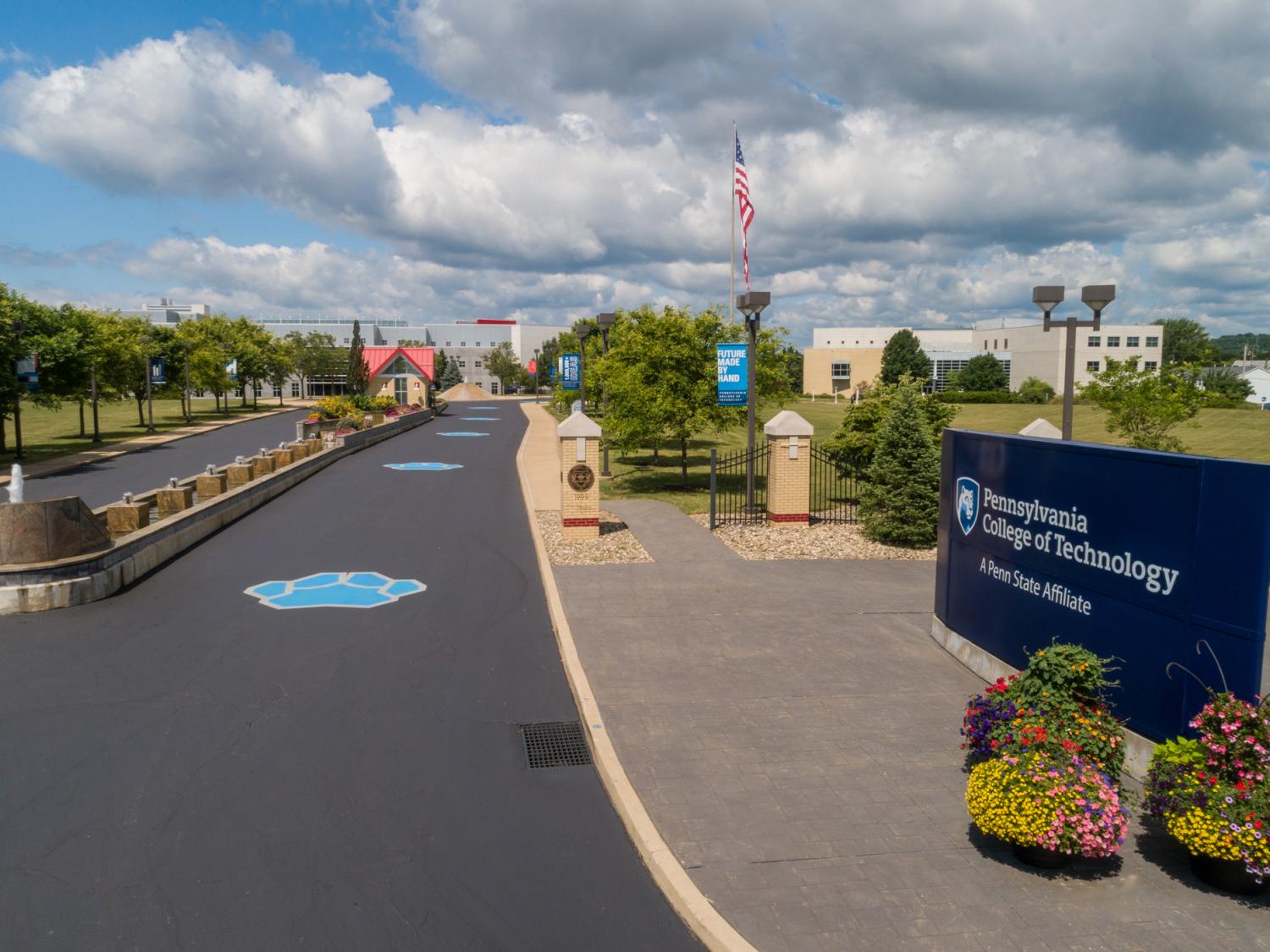 Penn College entrance view