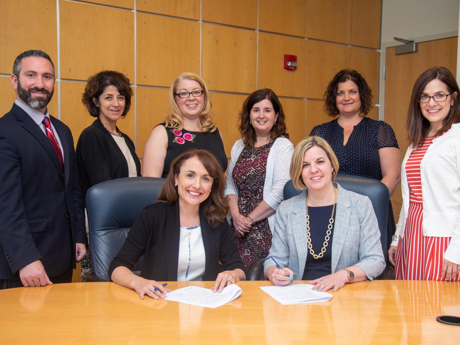 Representatives from Penn College and Milton Hershey School