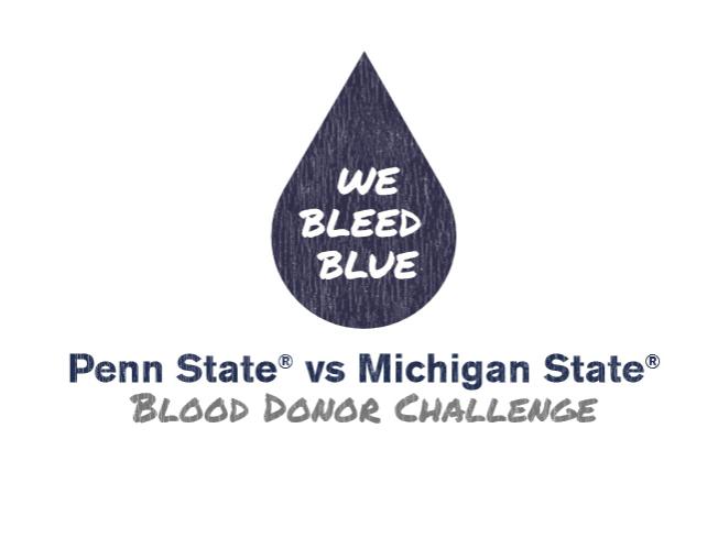 Penn State vs Michigan State Blood Donor Challenge