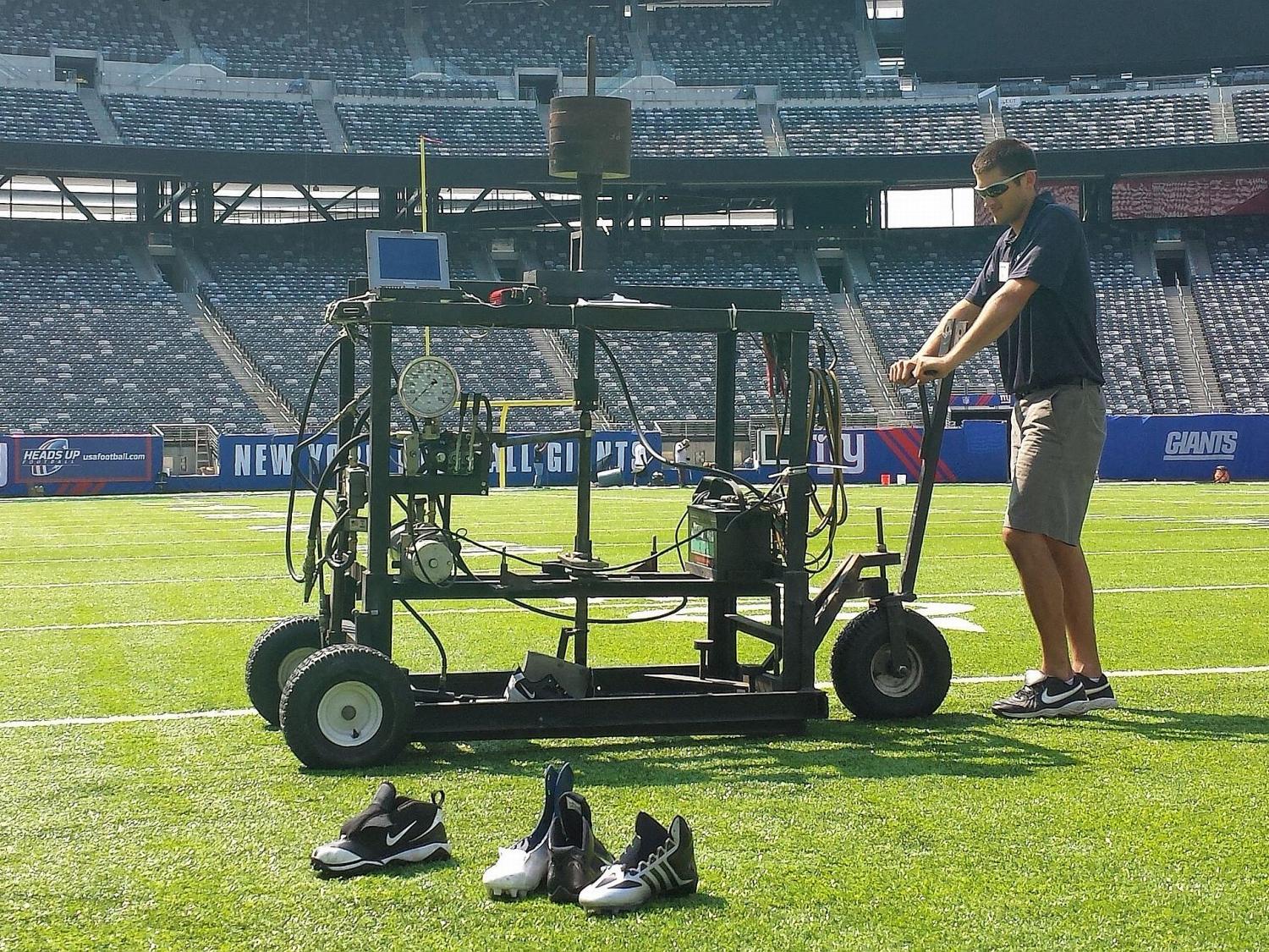 PennFoot measures athletic shoe traction