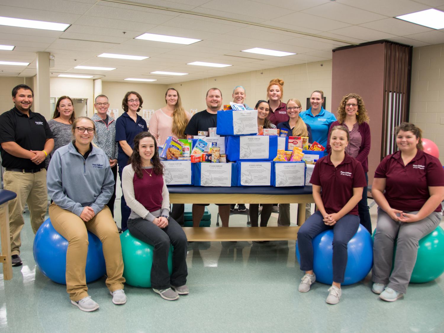 Physical Therapist Assistant Club food drive