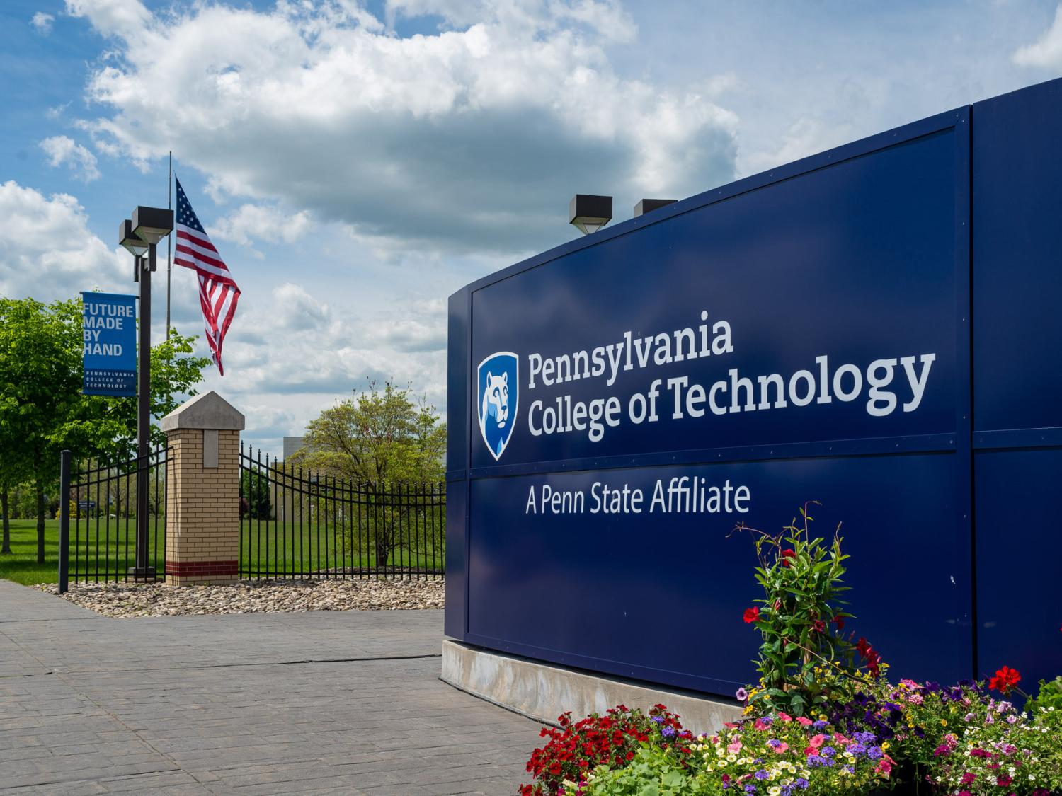 Sign reading Pennsylvania College of Technology