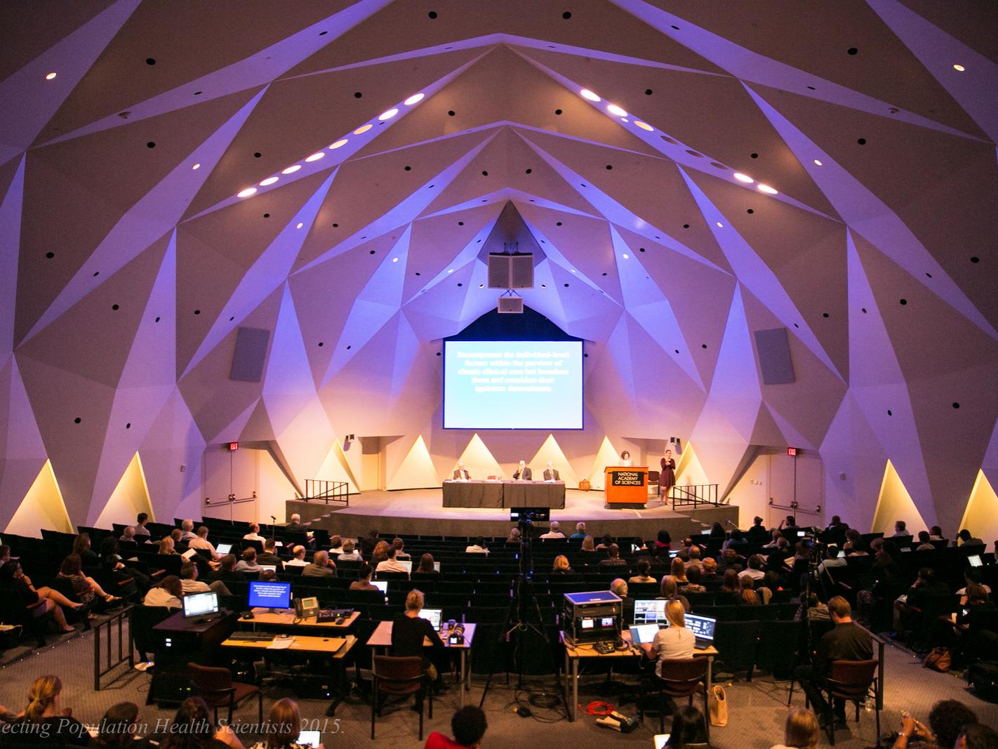 Population health conference at the National Academy of Sciences