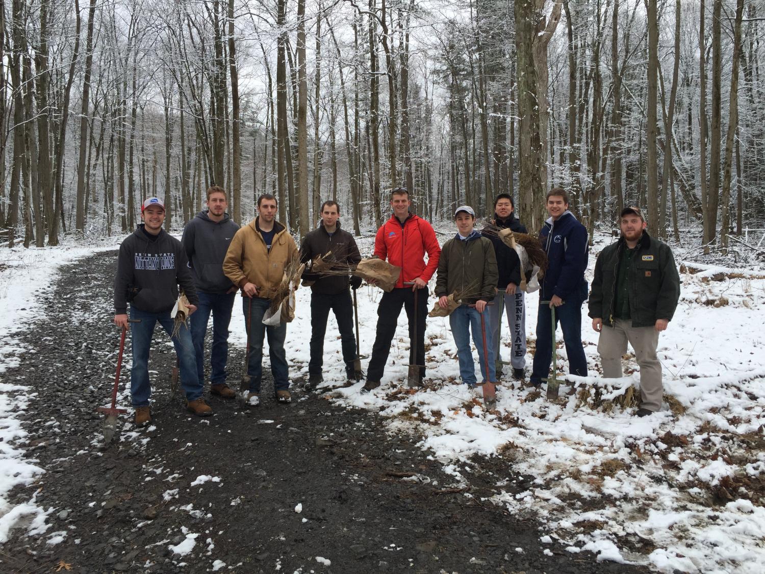 Positive Energy Earth Day tree planting 2016