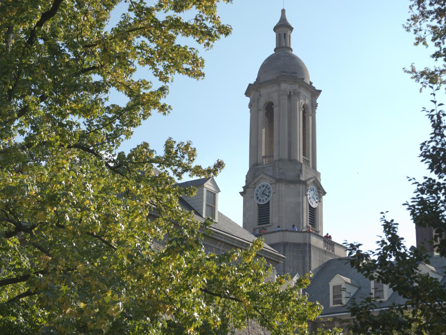 visitors in old main tower