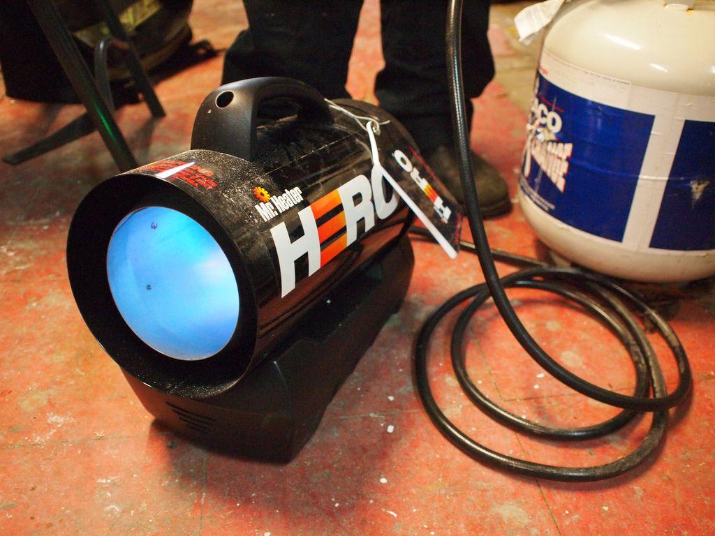 Propane space heater