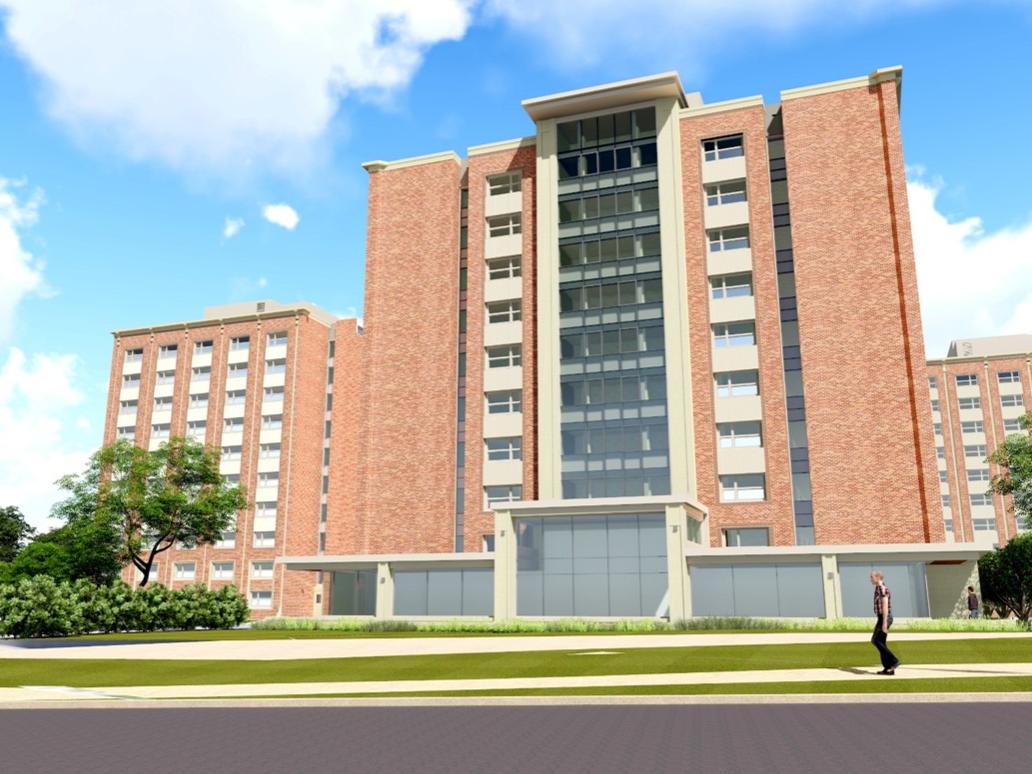 Tener Hall architectural rendering