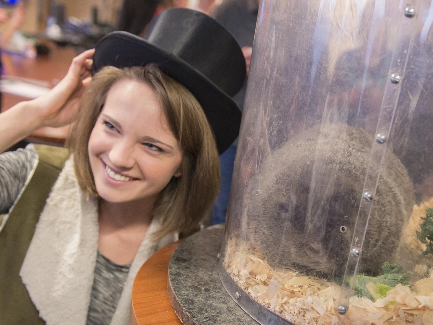Punxsutawney Phil at Penn State