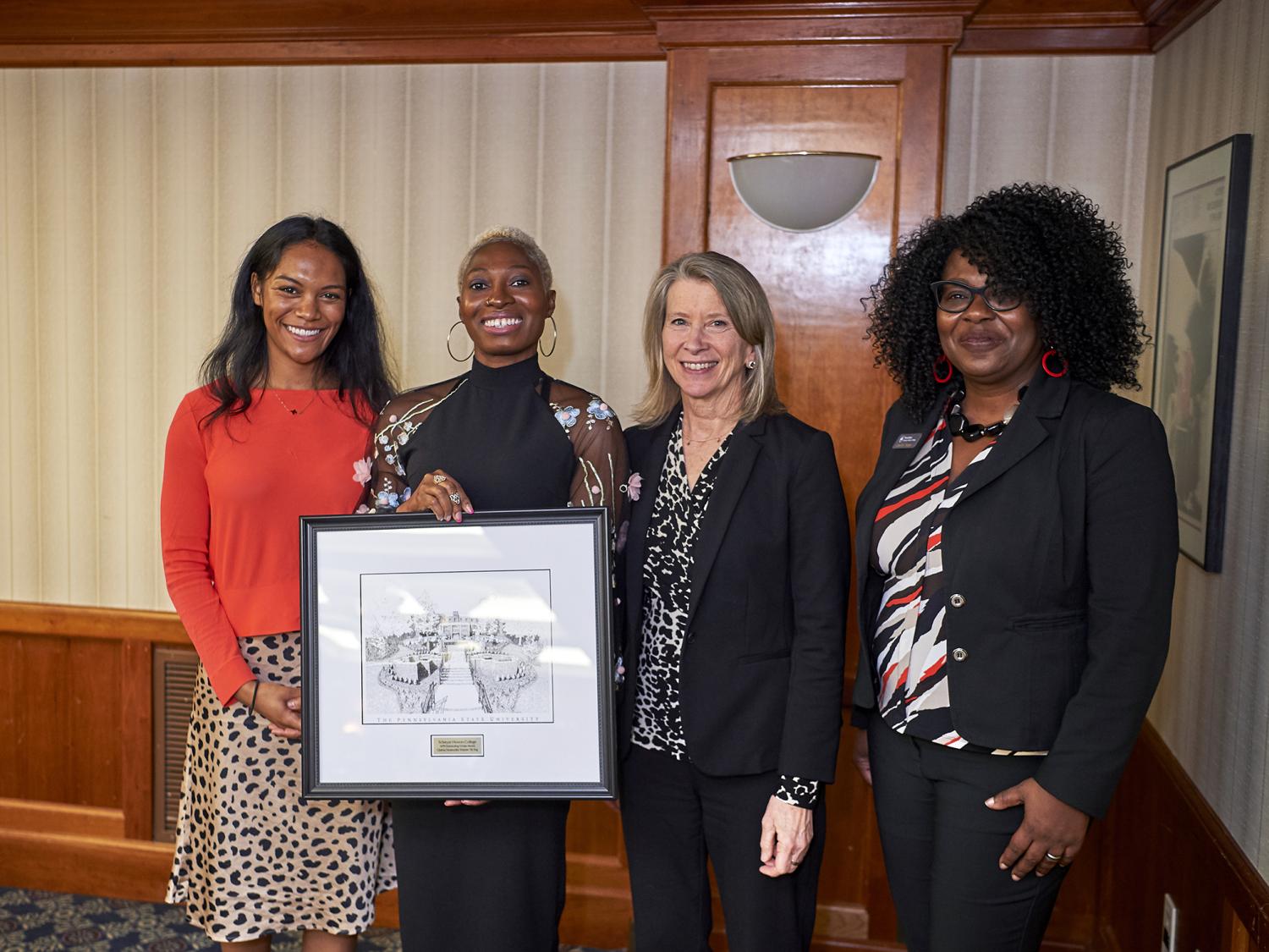 Quinta Warren wins Schreyer Honors College Outstanding Scholar Alumni Award