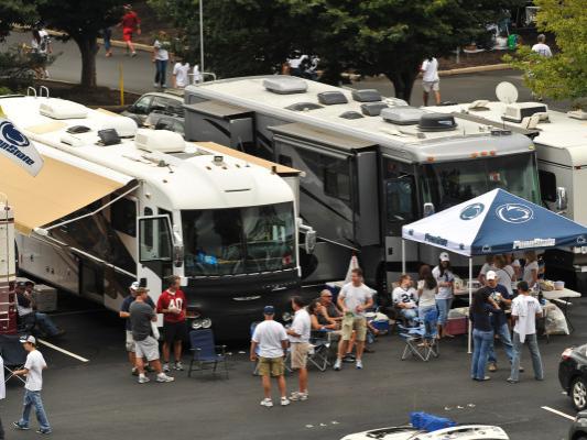 Penn State football RV parking