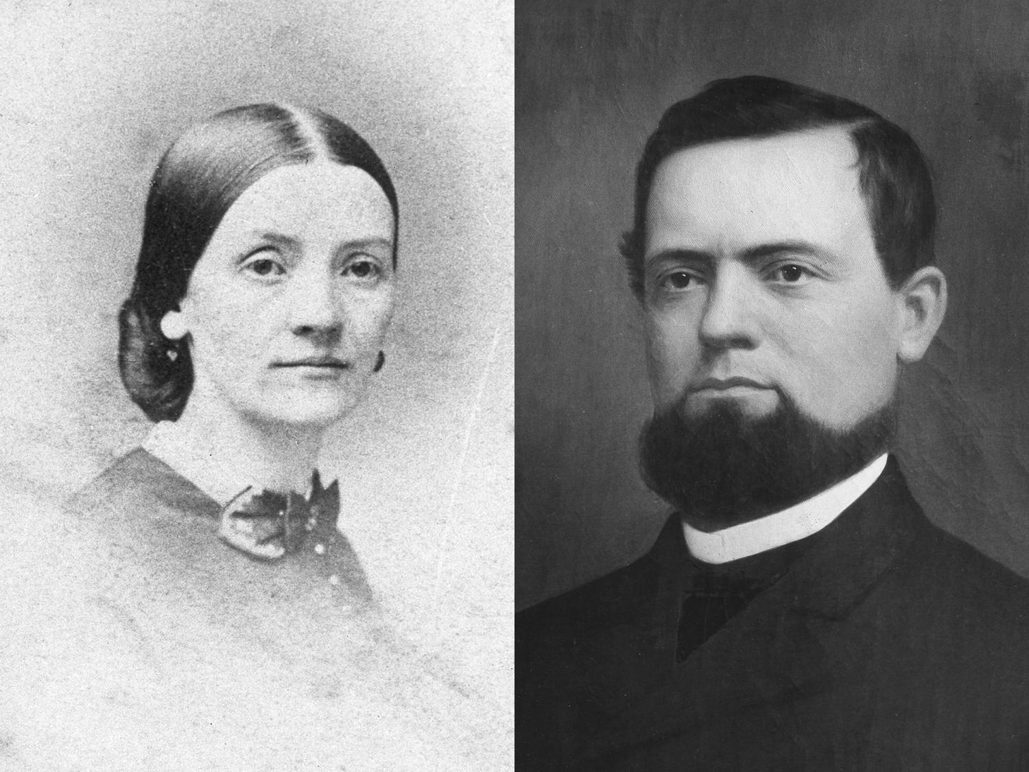 Rebecca Valentine and Evan Pugh portraits