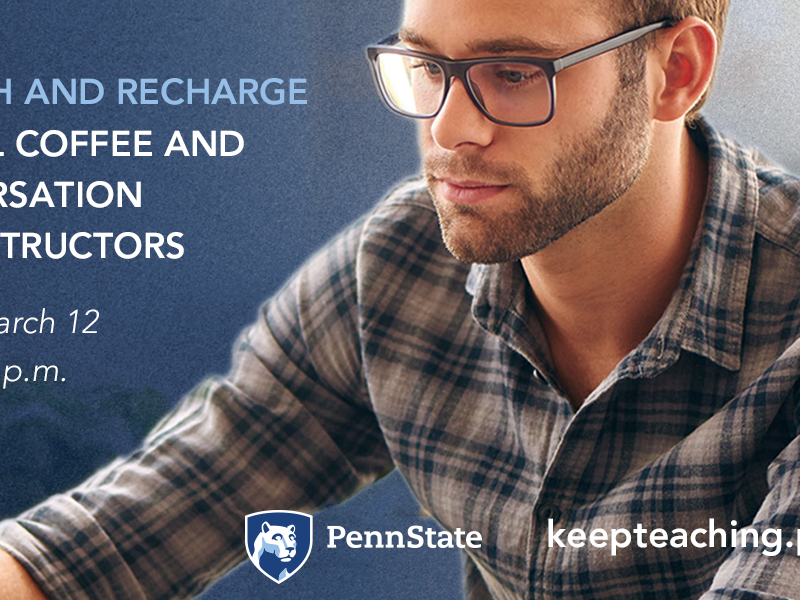 "Refresh and Recharge: Virtual Coffee and Conversation for Instructions"