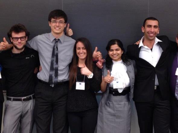 Student researchers and their faculty mentors pose after the Regional Undergraduate Research Symposium at Penn State Hazleton