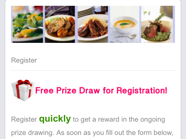 screen shot free prize