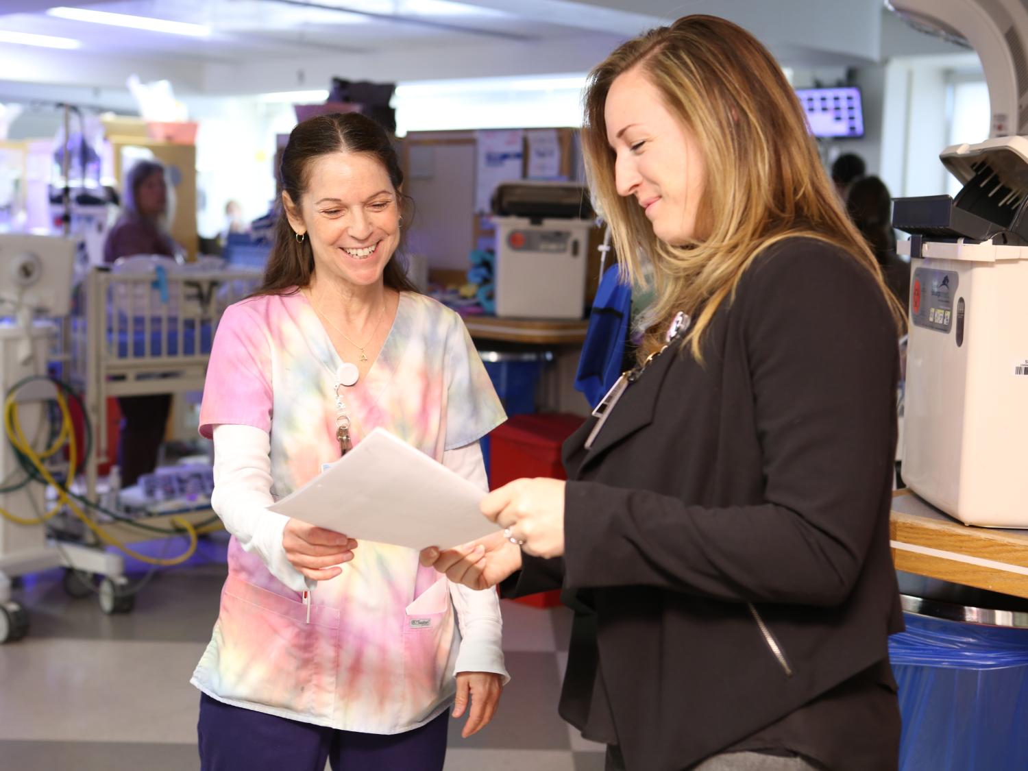 Penn State World Campus student and nurse Renae Epler, at the Penn State Milton S. Hershey Medical Center