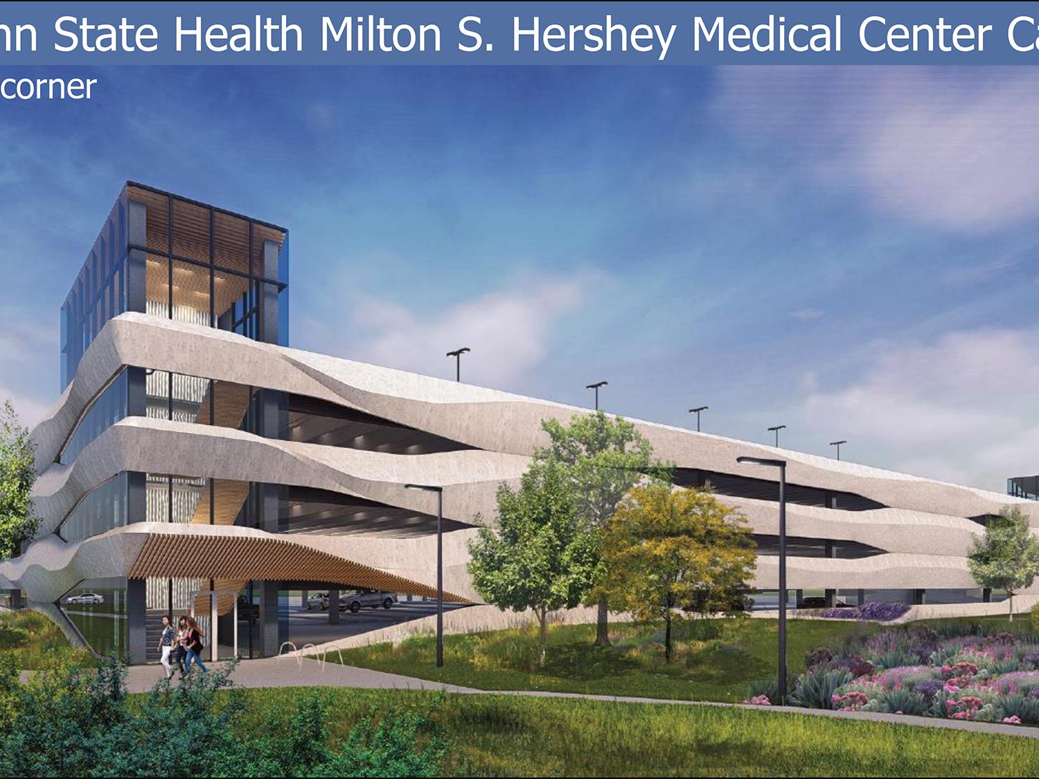 Architect's rendering of new deck