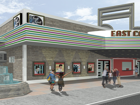 Nicholas Fudali's rendering of the new East Coast Music Hall of Fame Museum