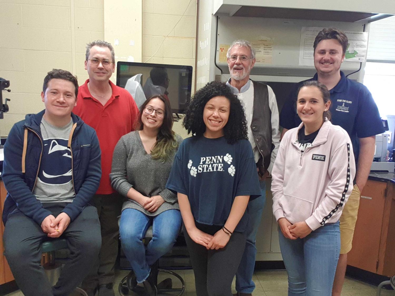 The team of researchers working on the ADAPT4 study in Shriver Laboratory.