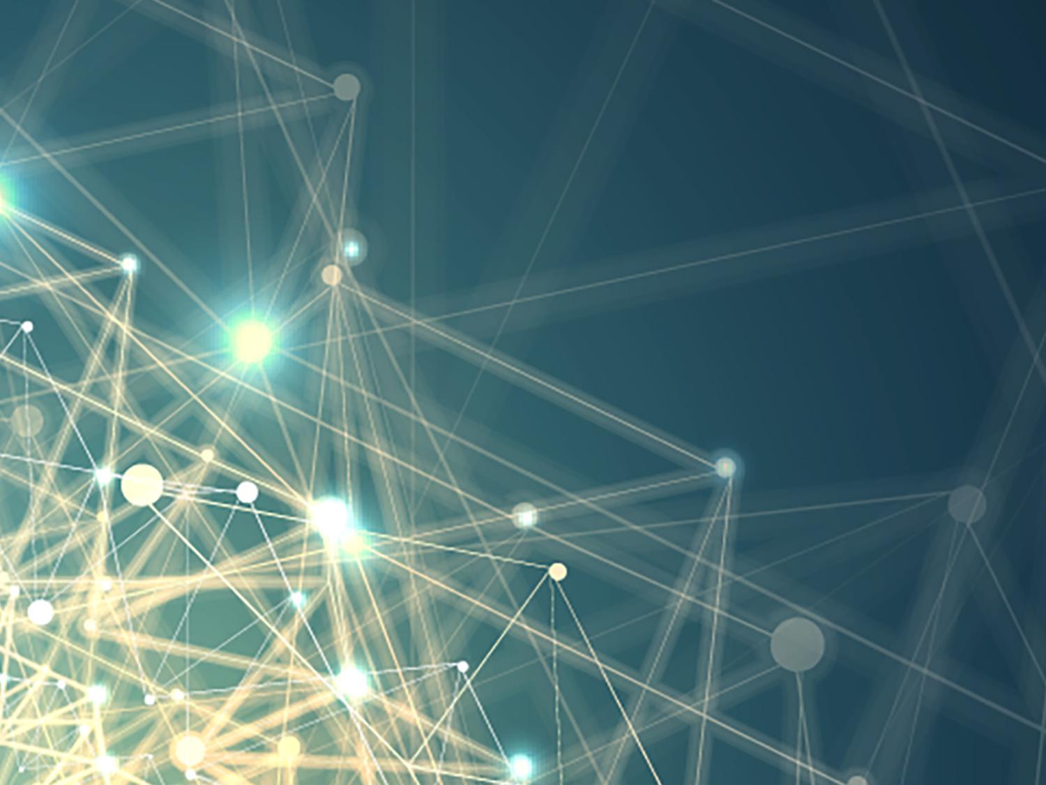 Graphic of lights with vectors