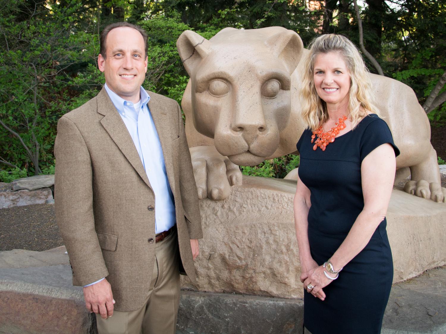 Penn State alumni Rick and Tracy Riegel