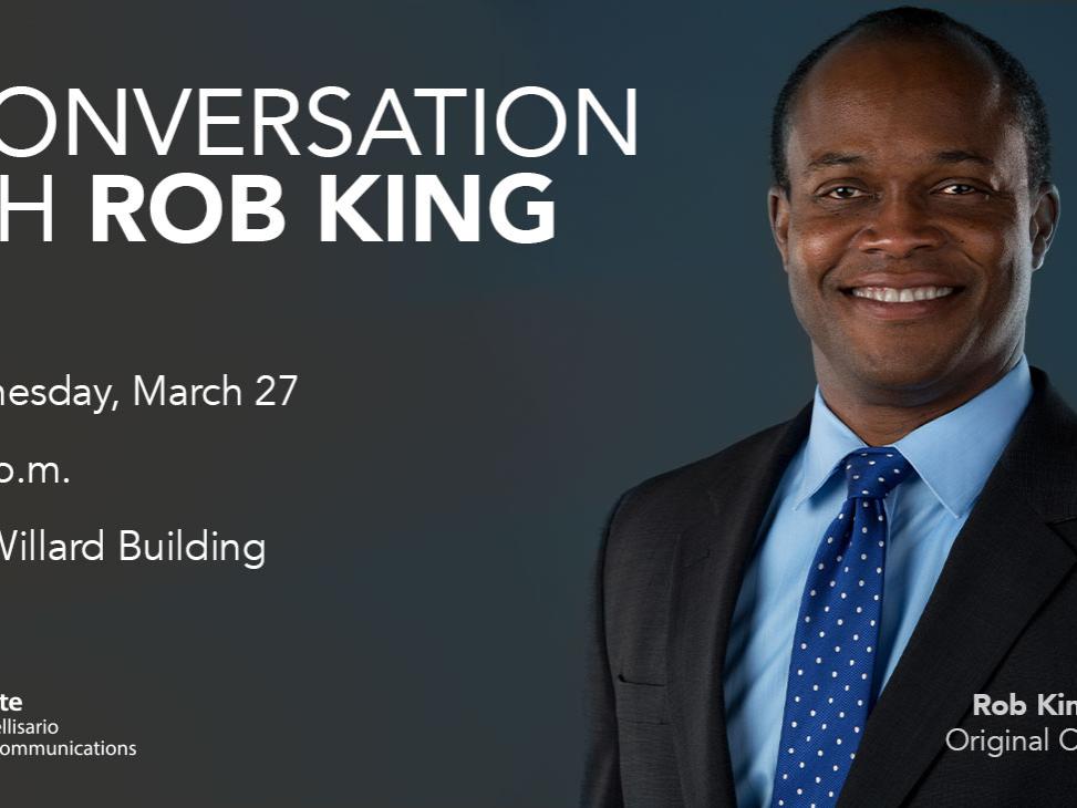 Rob King March 27 visit