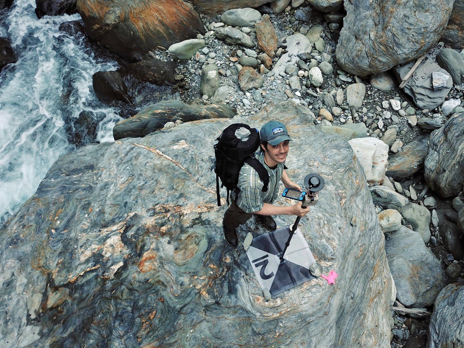 Roman DiBiase conducts field research in Taiwan