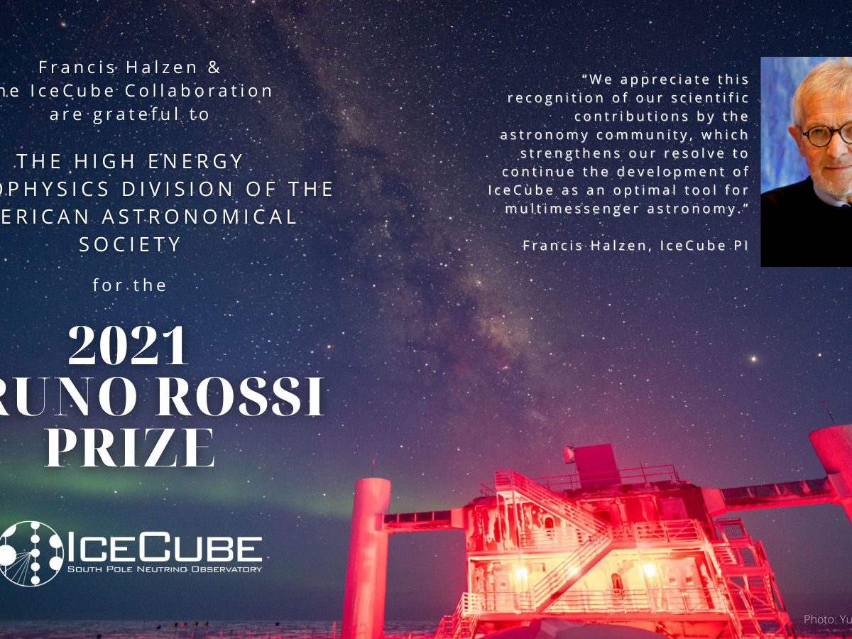Rossi Prize graphic with quote