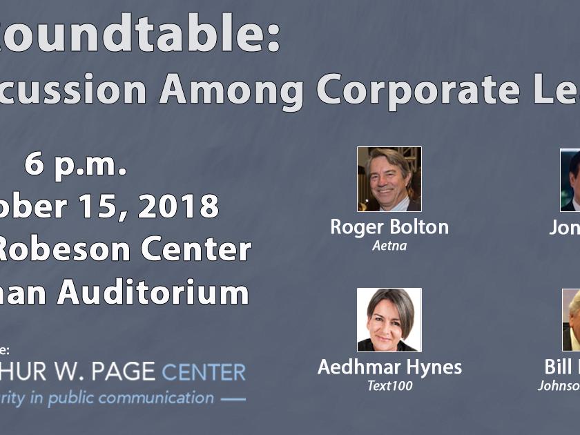 Page PR Roundtable